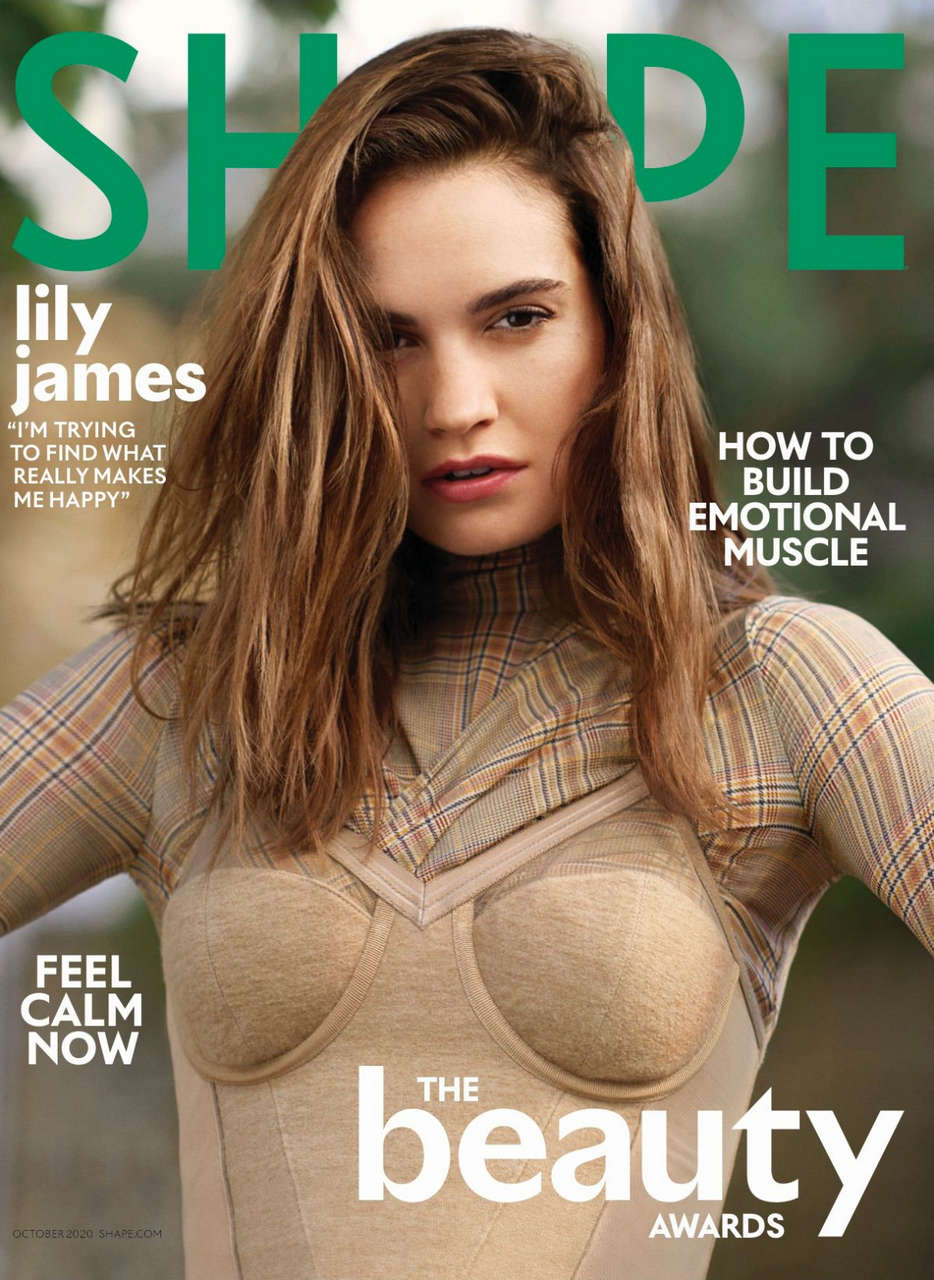 Lily James Shape Magazine September