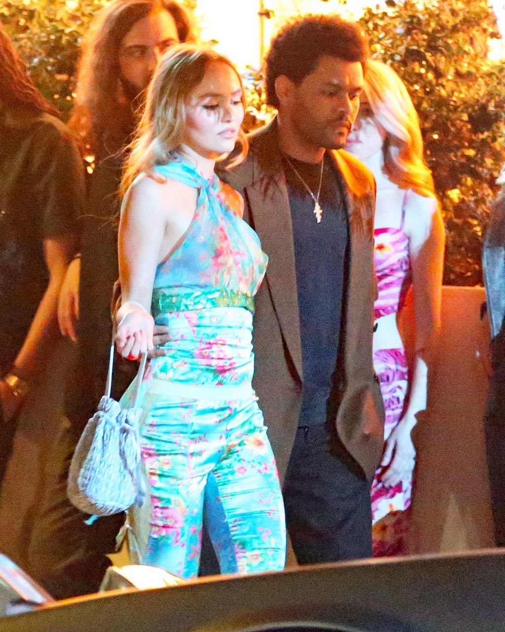 Lily Rose Depp And Weeknd On Set Of Idol Los Angeles