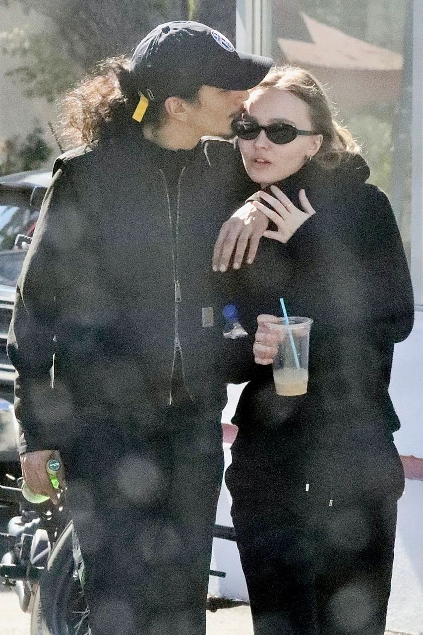 Lily Rose Depp And Yassine Stein Out For Burgers Los Angeles