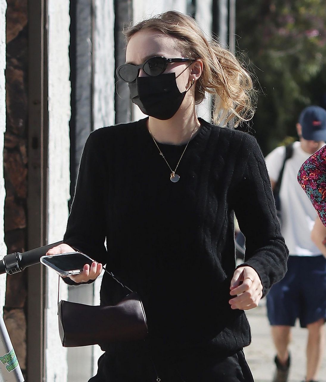 Lily Rose Depp Out For Coffee Los Feliz