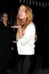 Lindsay Lohan Arrives Chiltern Firehouse London