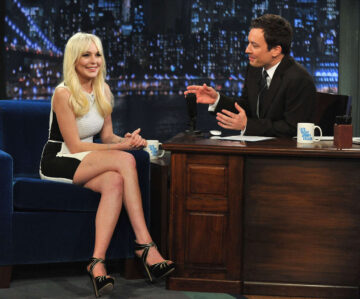 Lindsay Lohan Late Night With Jimmy Fallon