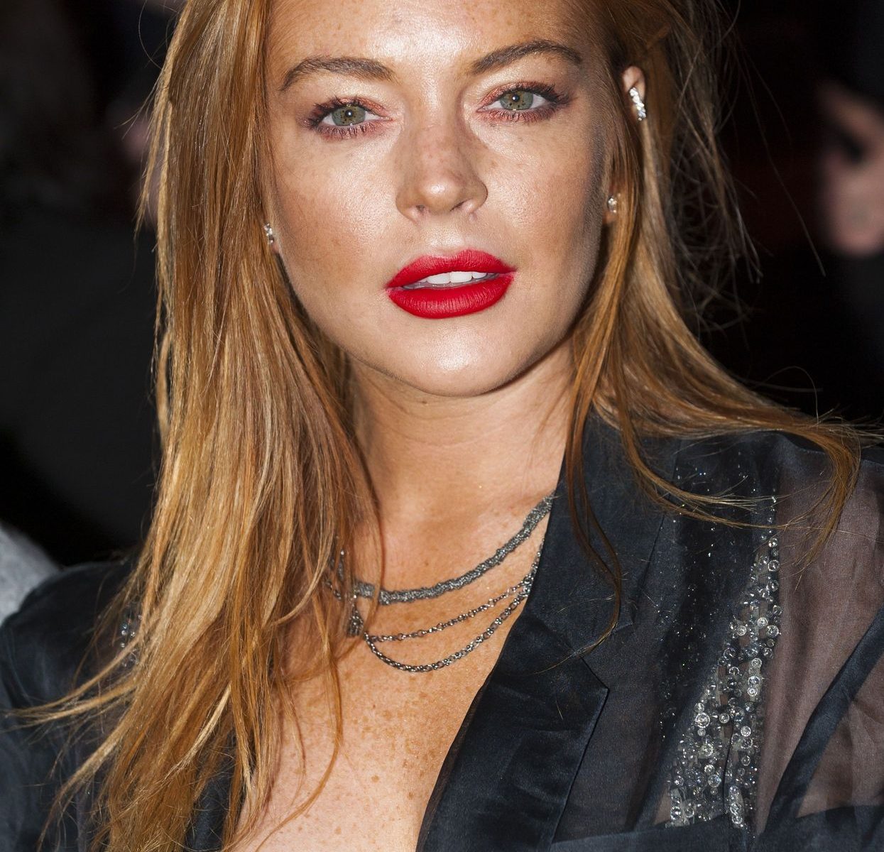 Lindsay Lohan Nipple Slip