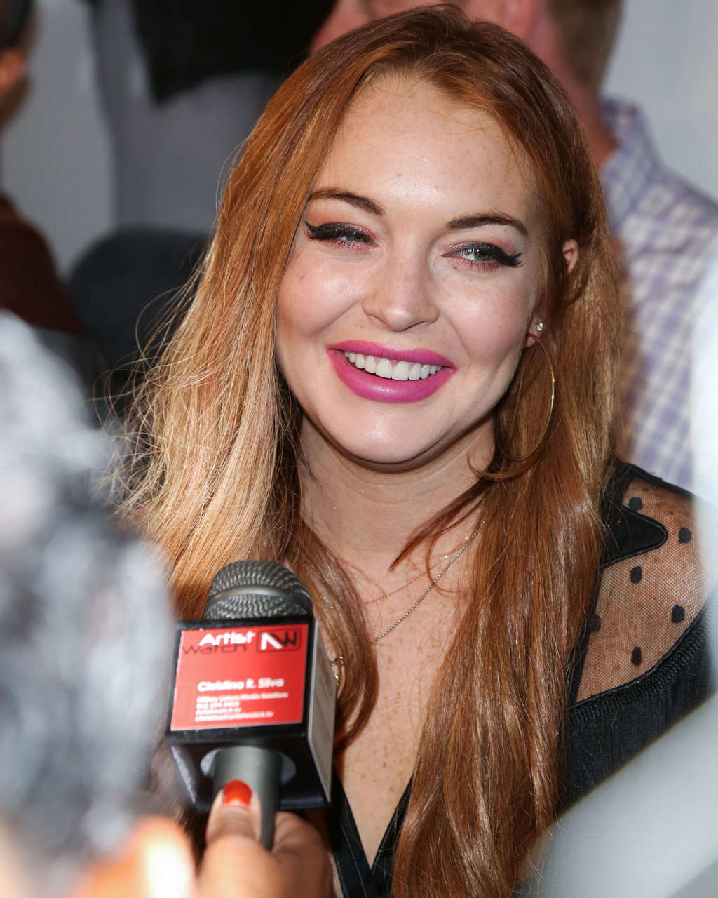 Lindsay Lohan Will I Am Album Wrap Party Hollywood