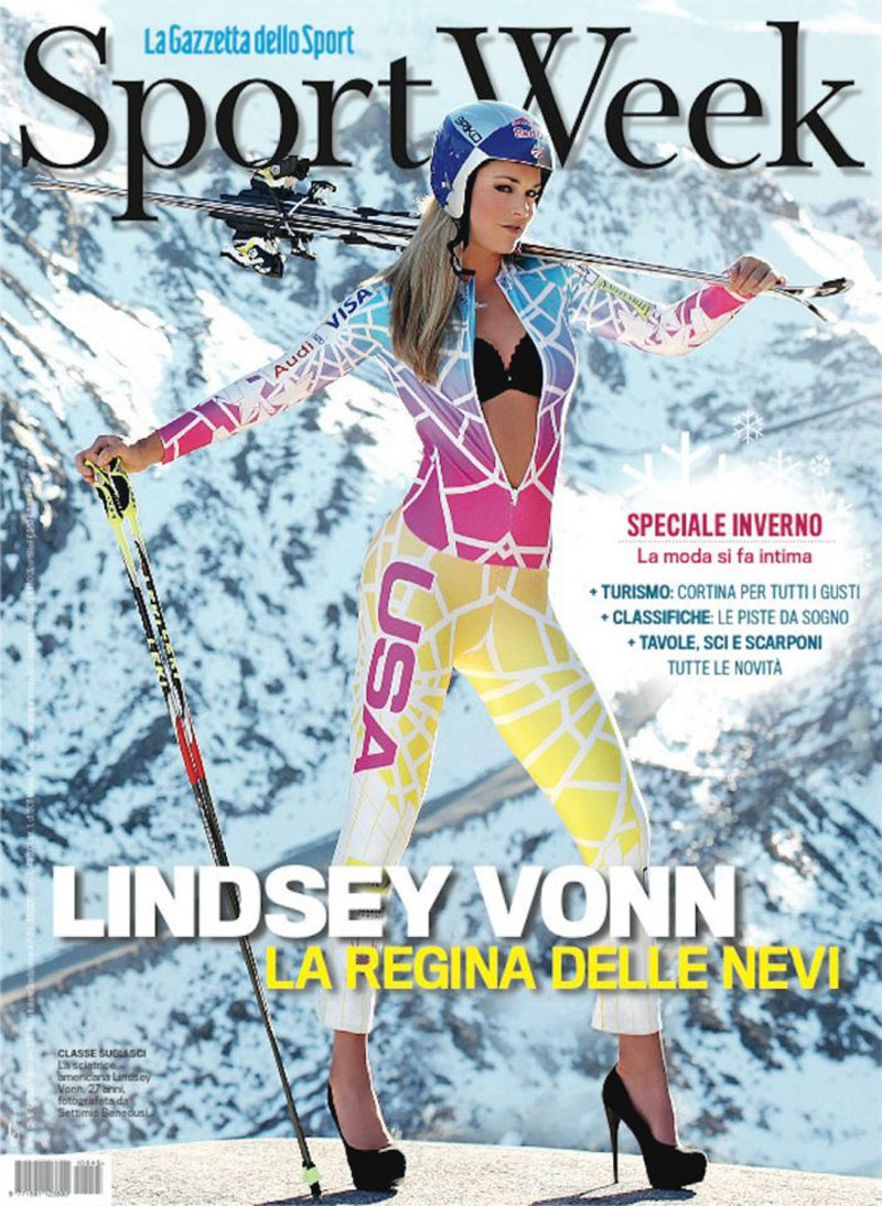 Lindsey Vonn Italian Sport Week Magazine