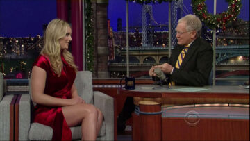 Lindsey Vonn Late Show With David Letterman
