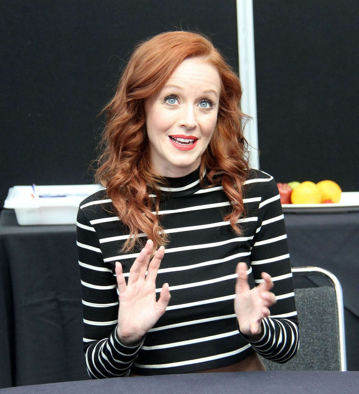 Lindy Booth Librarians Press Conference Comic Con New York