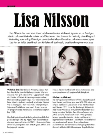 Lisa Nilsson Sverigemagasinet Kulturnytt March