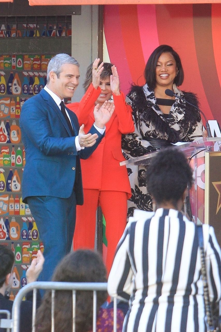 Lisa Rinna And Garcelle Beauvais Andy Cohen S Walk Of Fame Event Hollywood