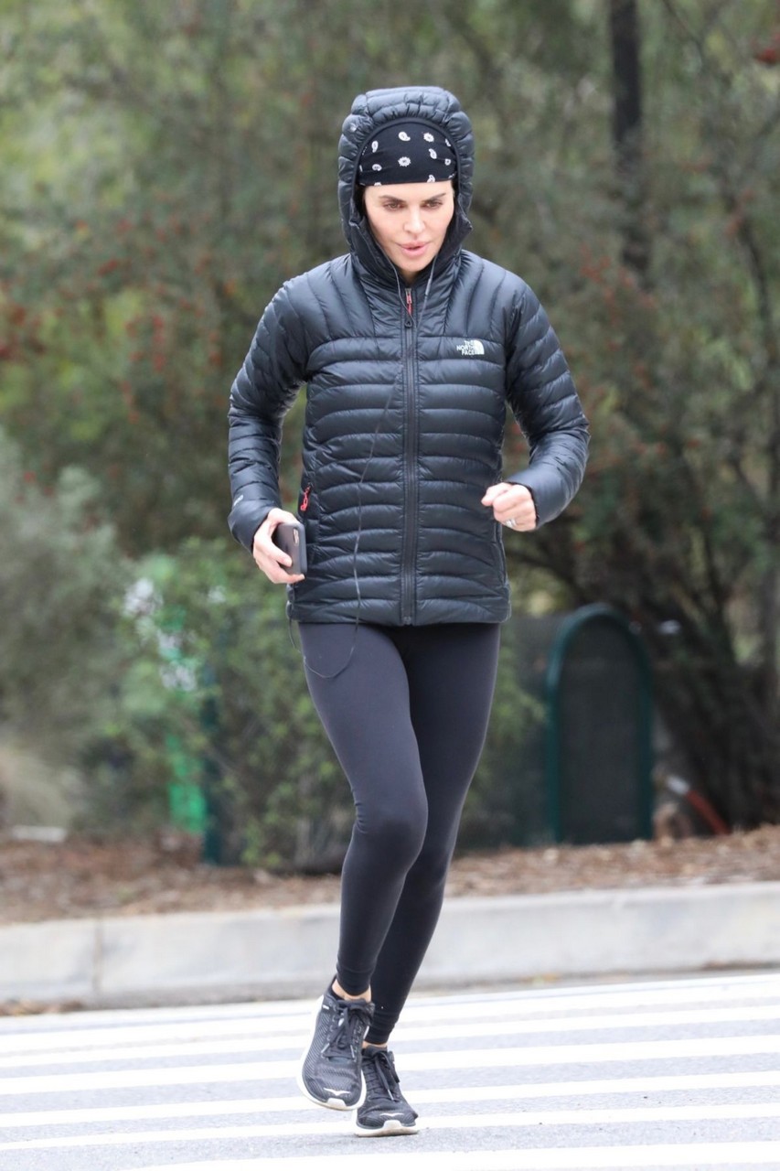 Lisa Rinna Out Jogging Beverly Hills