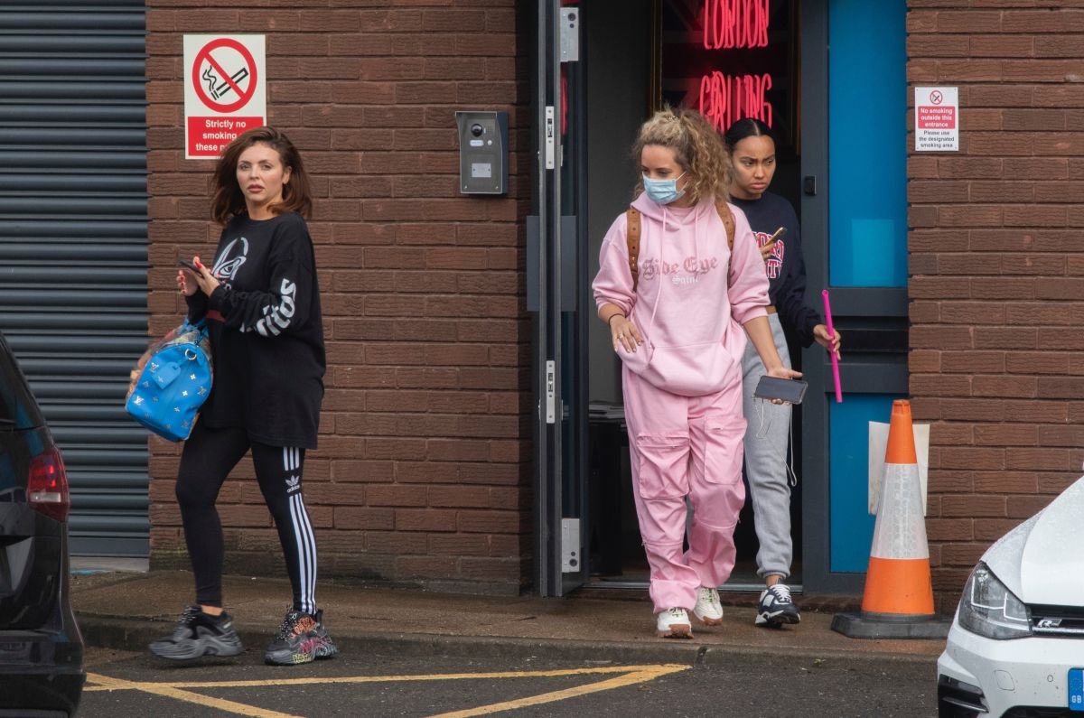Little Mix Leaves Studios London