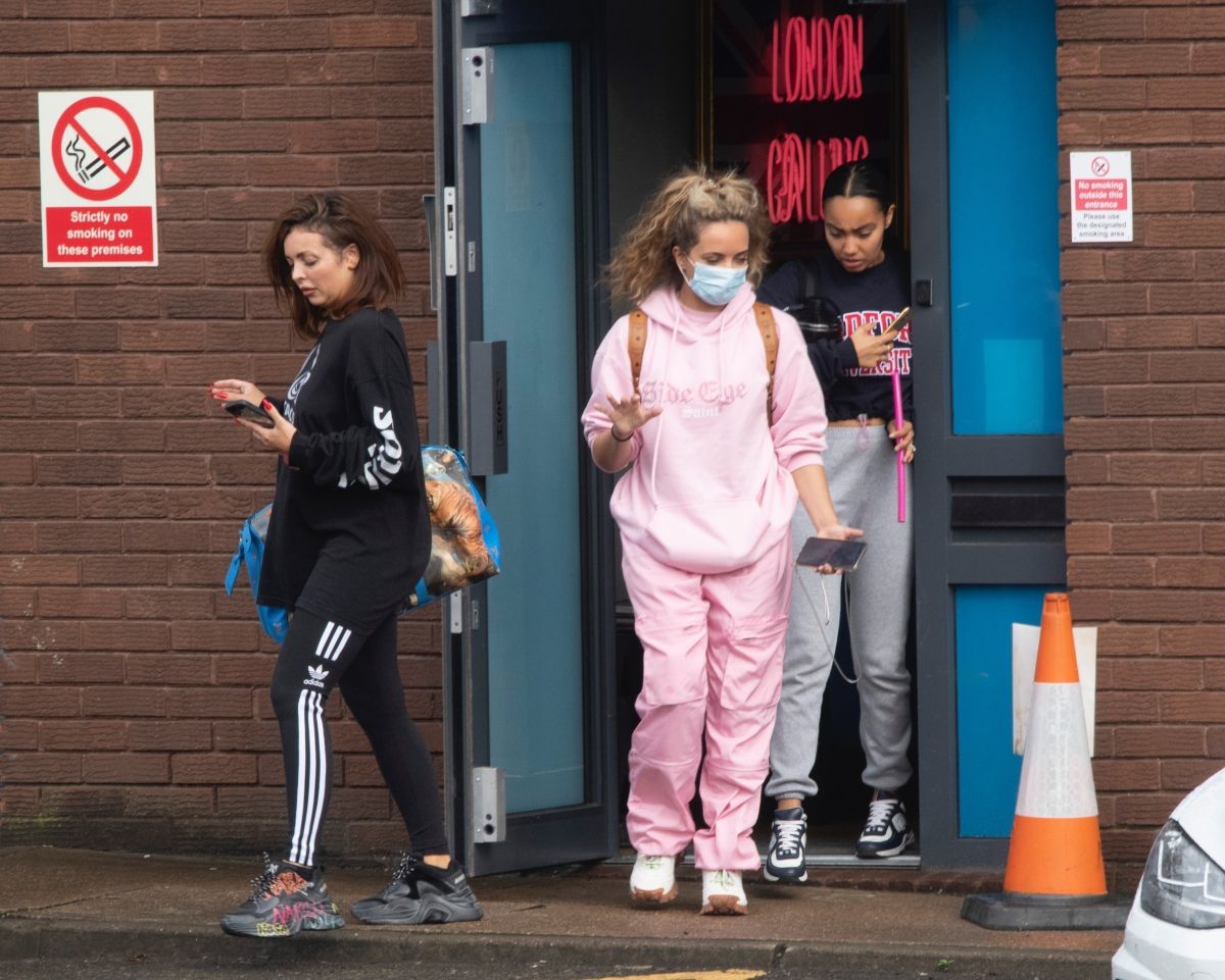 Little Mix Leaves Studios London