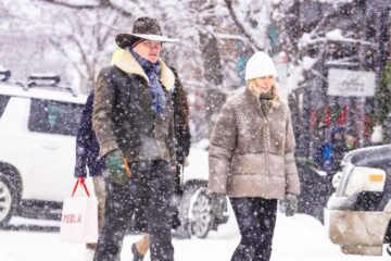 Liza Powel And Conan O Brien Out And About Aspen