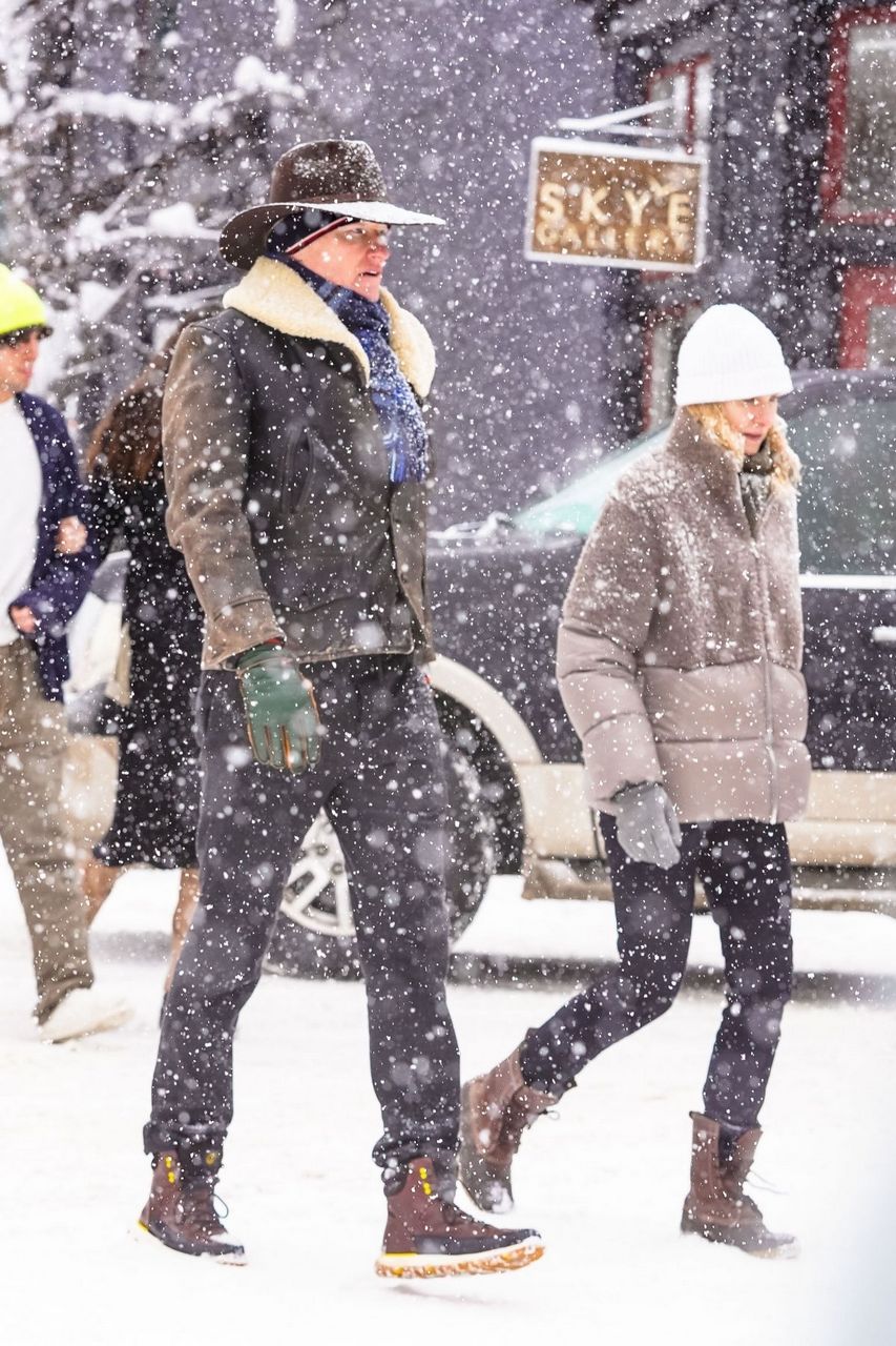 Liza Powel And Conan O Brien Out And About Aspen