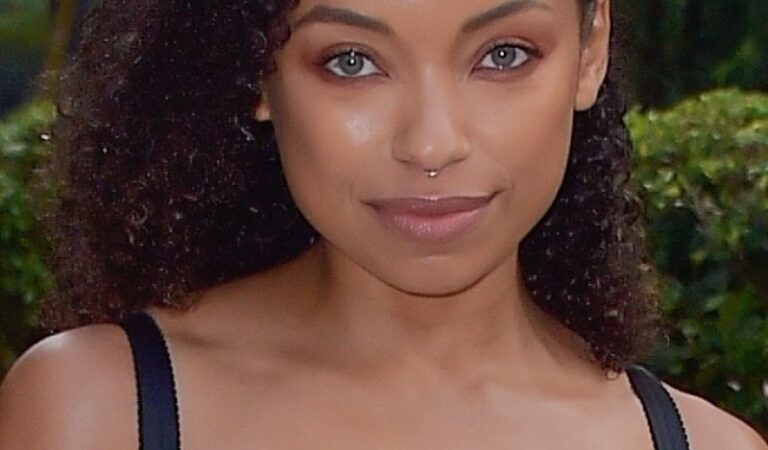 Logan Browning Arrives 7th Annual Hollywood Beauty Awards Los Angeles (7 photos)