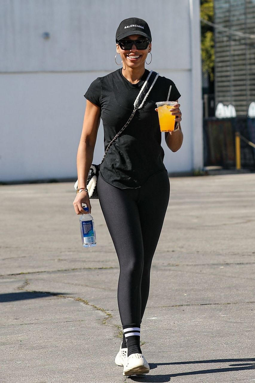Lori Harvey Out And About Los Angeles