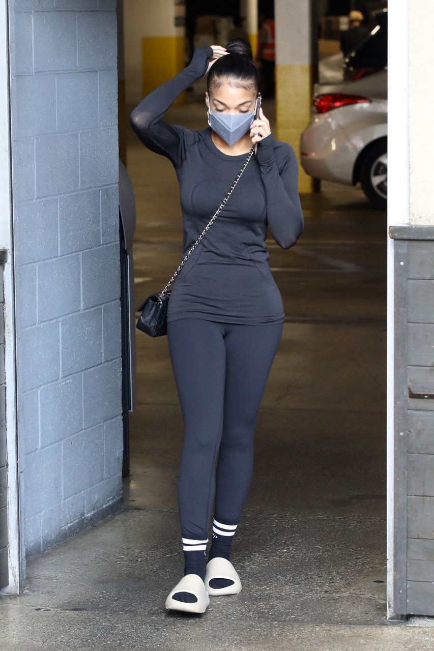 Lori Harvey Out Shopping Los Angeles