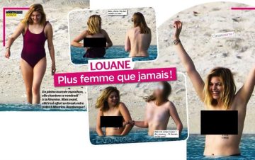 Louane Emera Topless