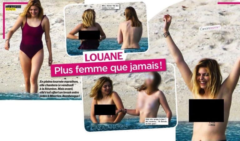 Louane Emera Topless (3 photos)