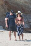 Luciana Barroso Matt Damon Out Beach Malibu