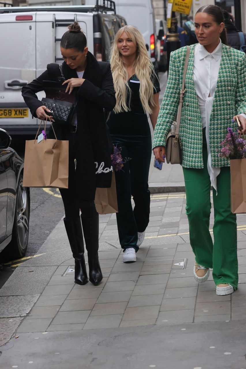Lucie Donlan And Maura Higgins Leaves Women S Day Brunch London