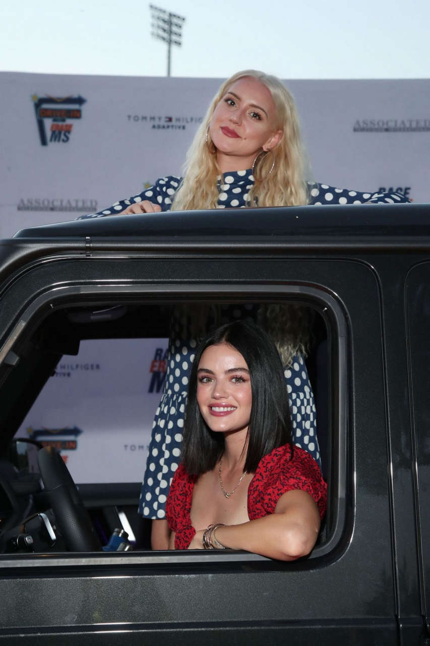 Lucy Hale 27th Annual Race To Erase Ms Drive Rose Bowl Pasadena