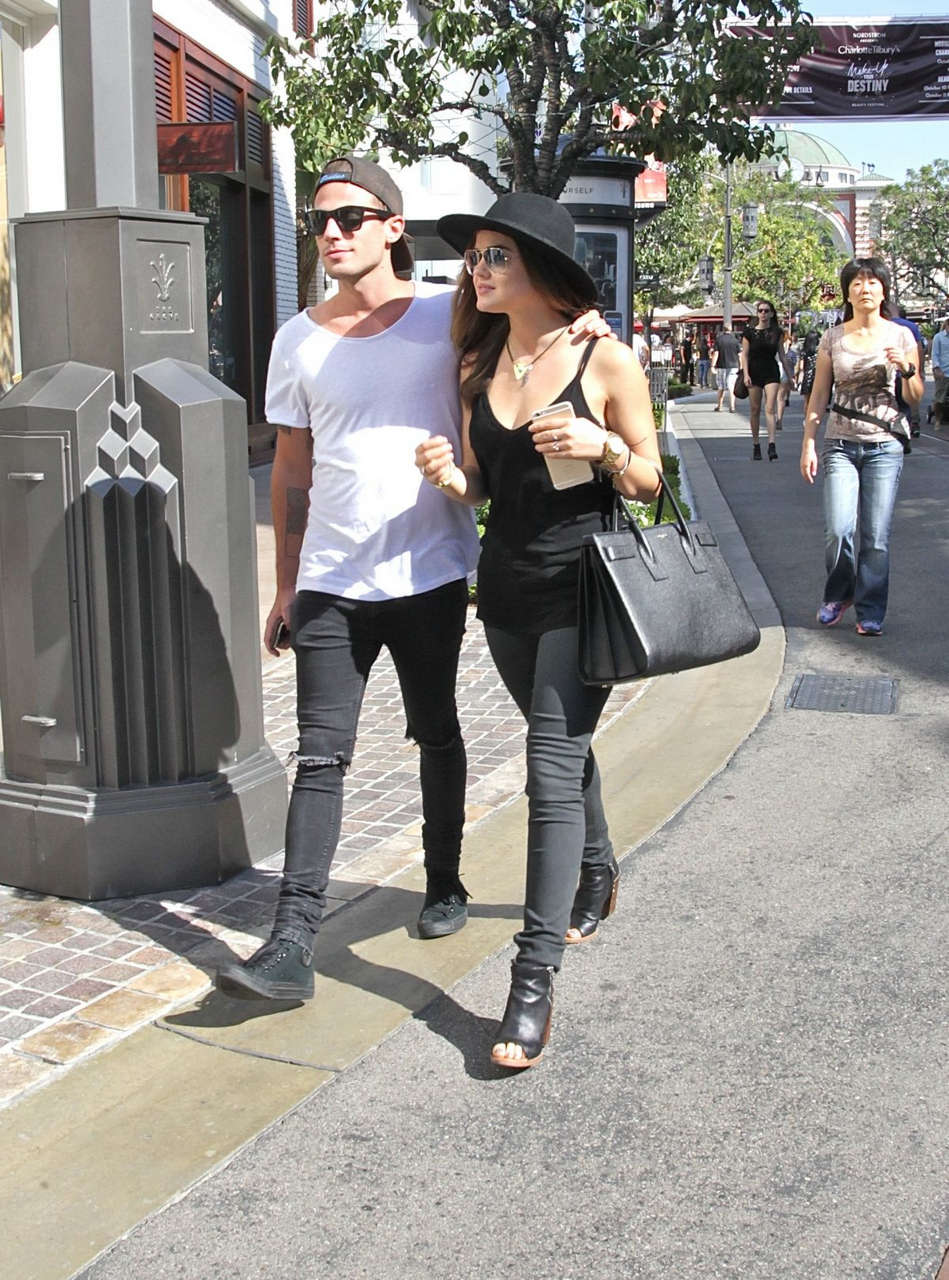 Lucy Hale Adam Pitts Grove West Hollywood