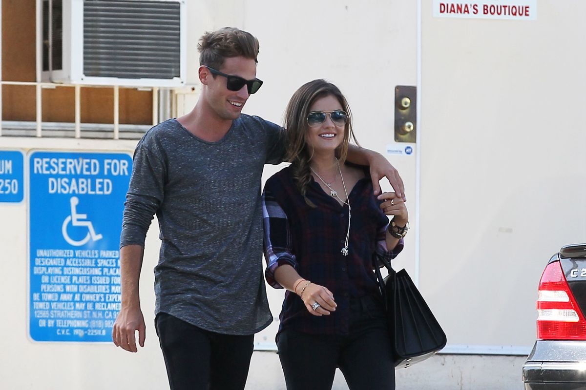 Lucy Hale Adam Pitts Out About Los Angeles
