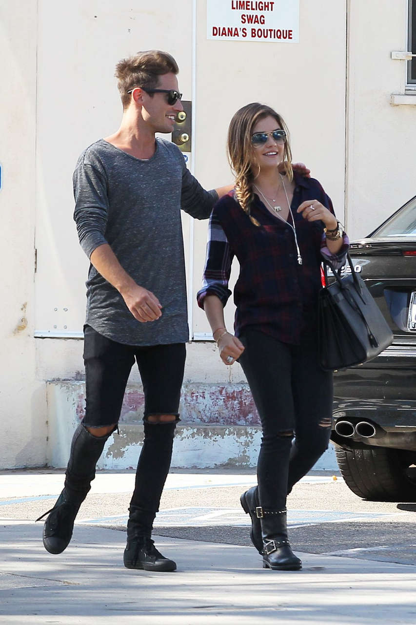 Lucy Hale Adam Pitts Out About Los Angeles