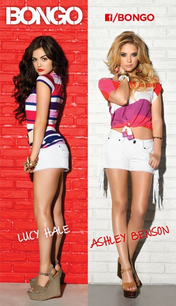 Lucy Hale Ashley Benson Bongo Jeans Ads