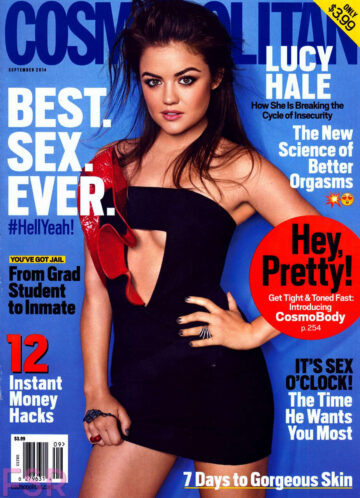 Lucy Hale Cosmopolitan Magazine September 2014 Issue