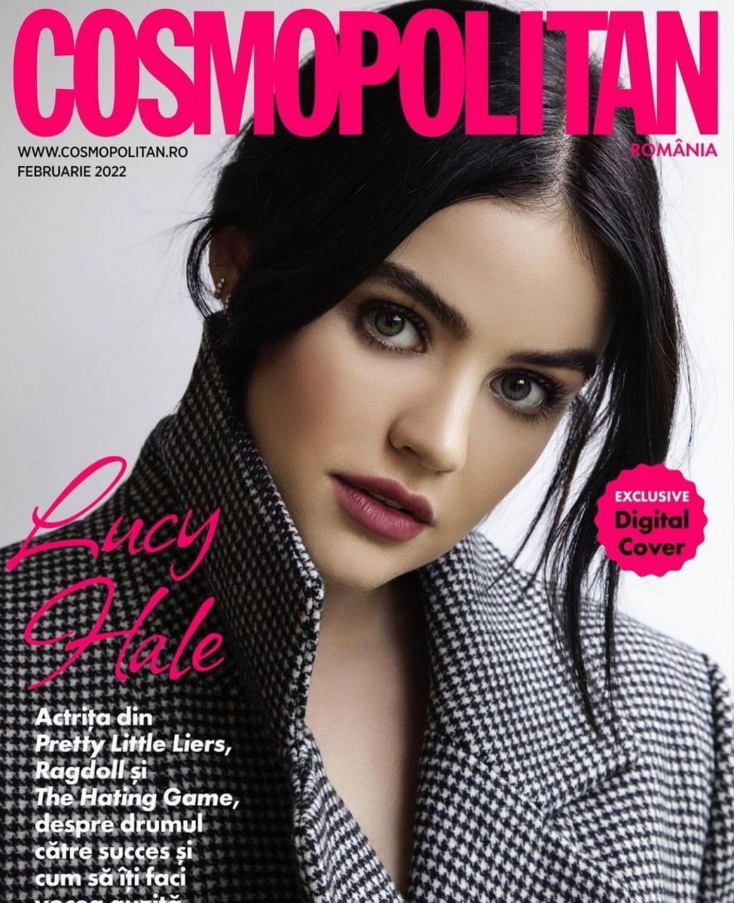Lucy Hale For Cosmopolitan Magazine Romania February
