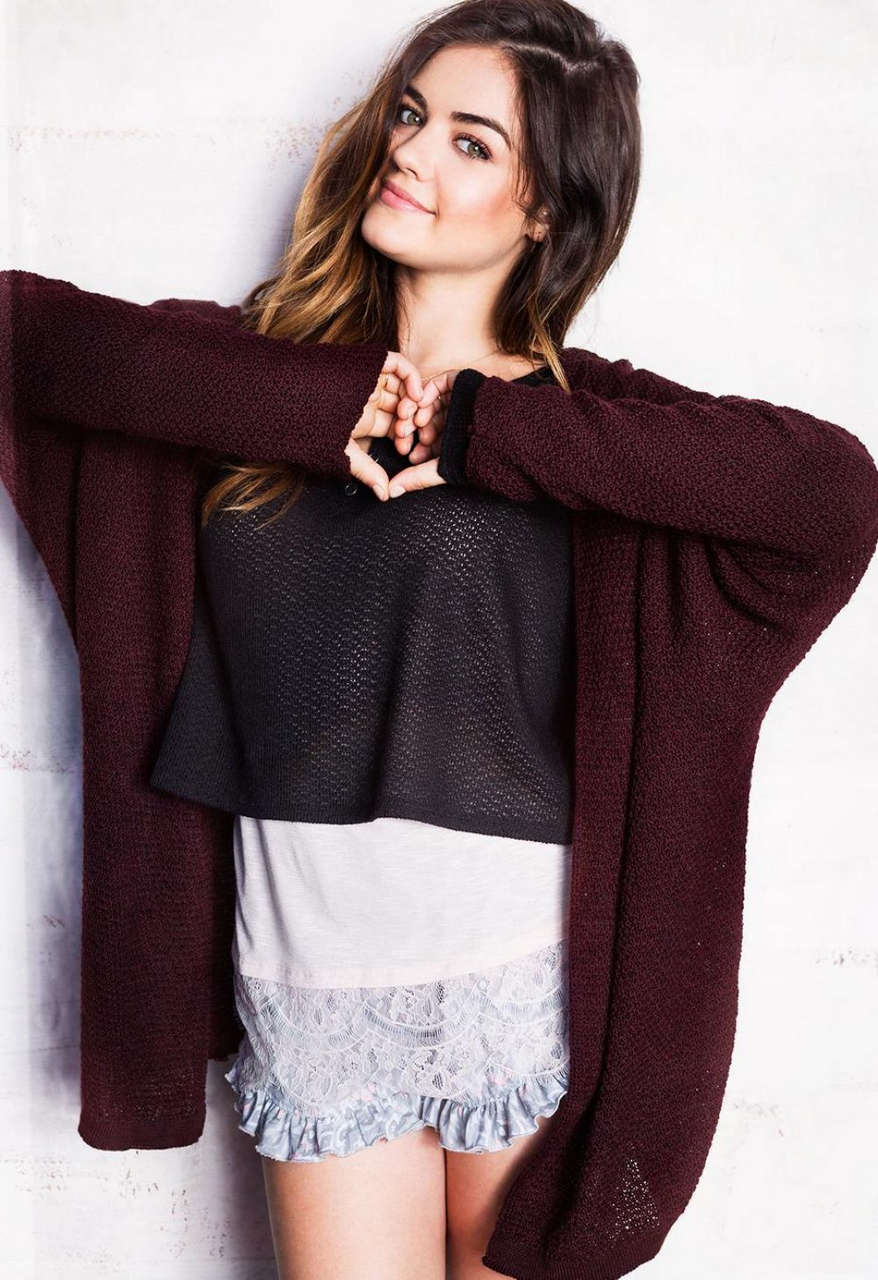 Lucy Hale Hollister Clothing Promoshoot
