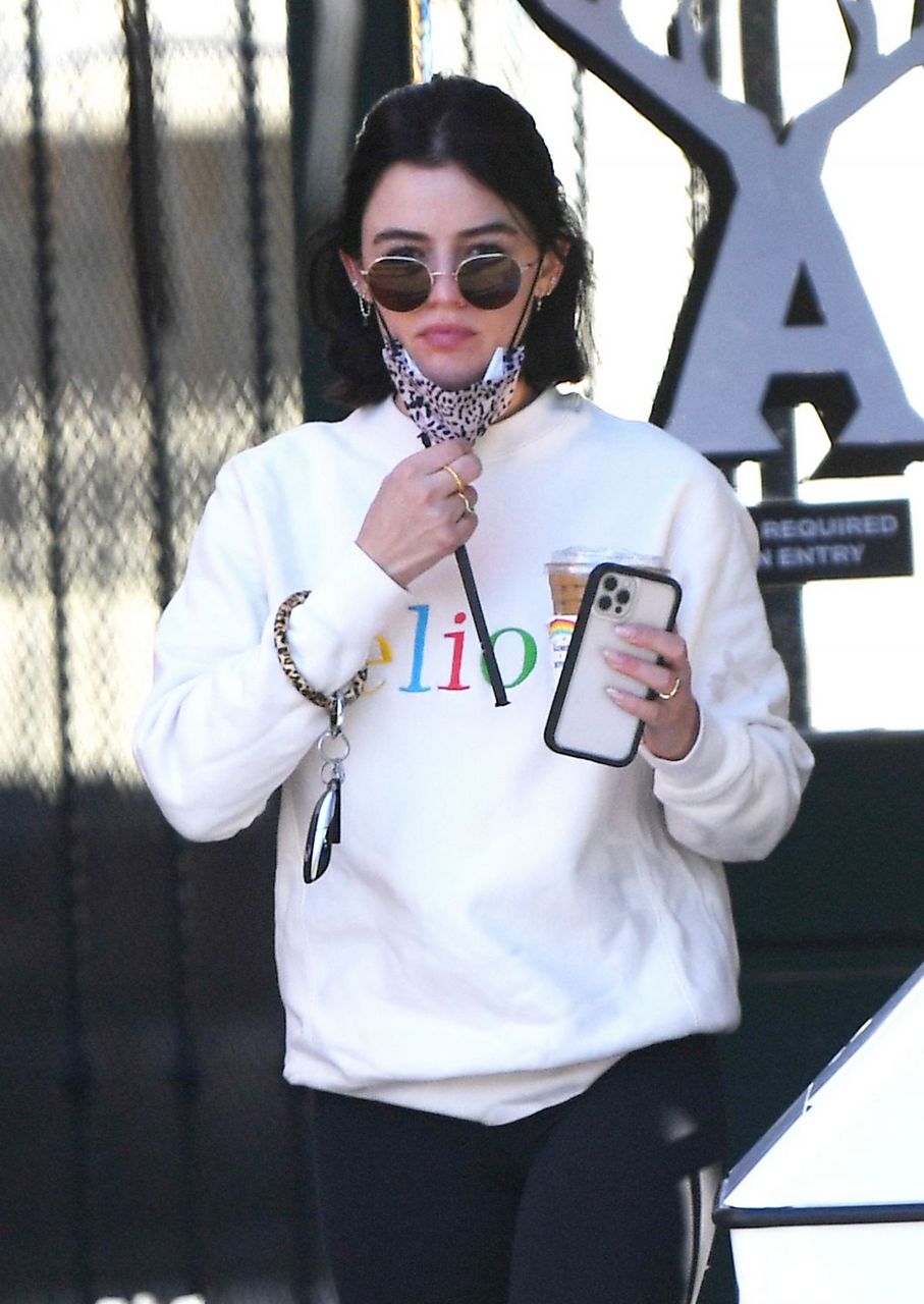 Lucy Hale Leaves Yoga Class West Hollywood