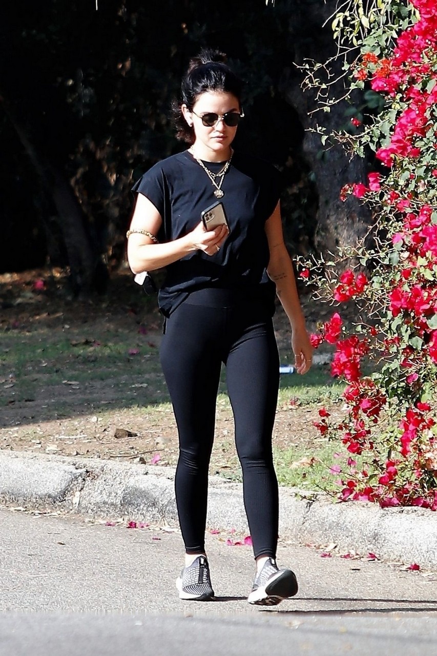 Lucy Hale Out For Exercise Studio City