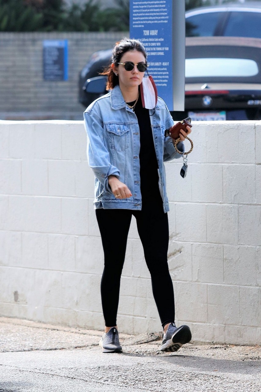 Lucy Hale Out For Exercise Studio City