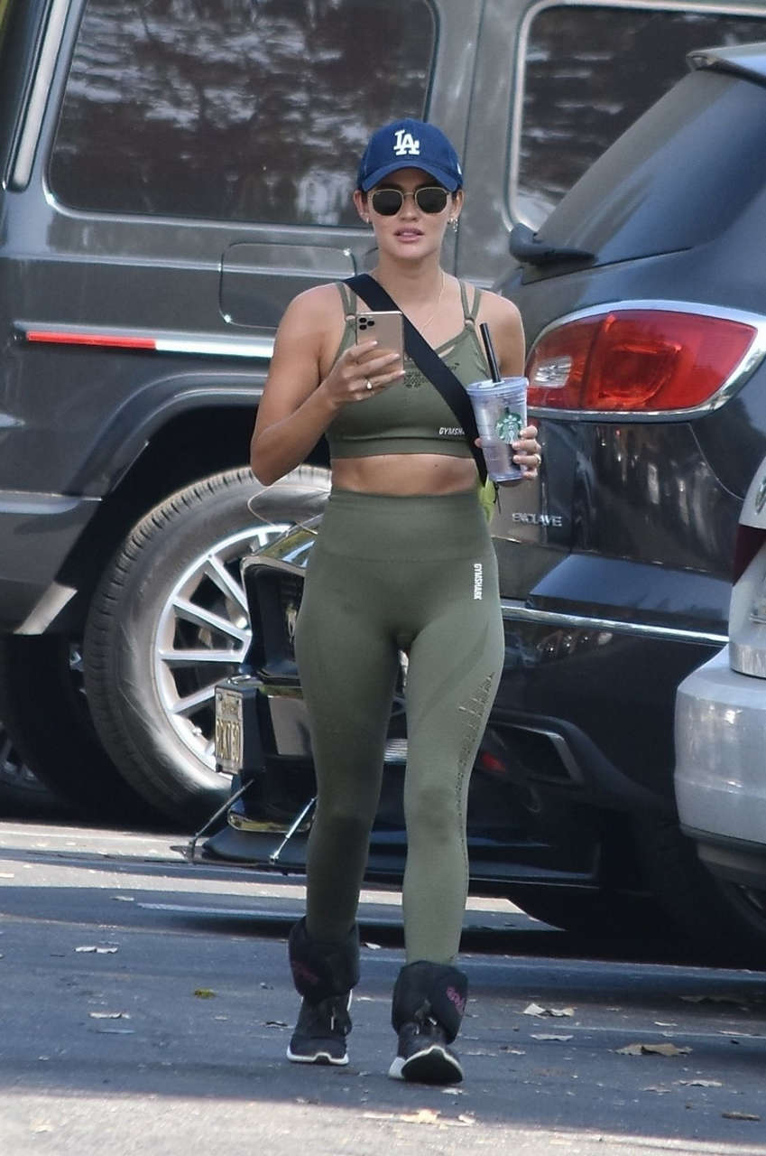 Lucy Hale Out For Morning Hike Studio City