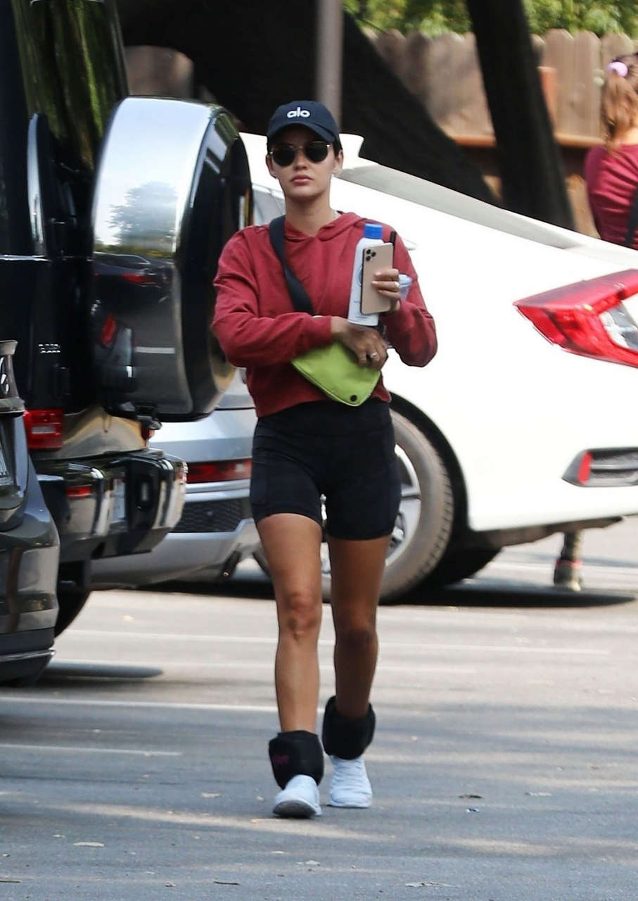 Lucy Hale Out Hiking Hollywood Hills