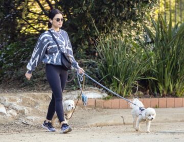 Lucy Hale Out Hiking Studio City