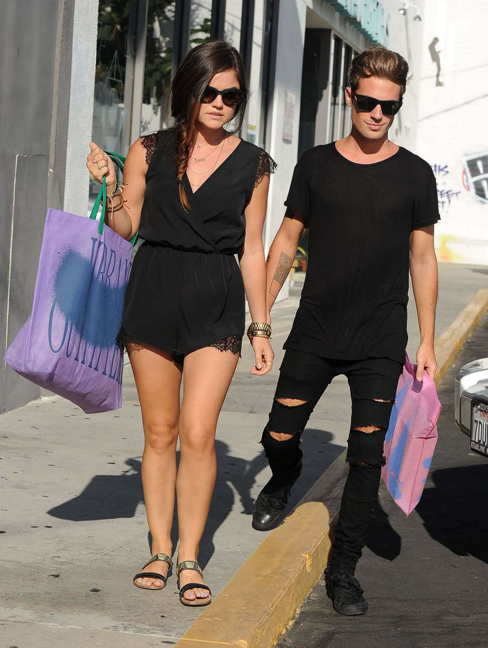 Lucy Hale Out Shopping Beverly Hills