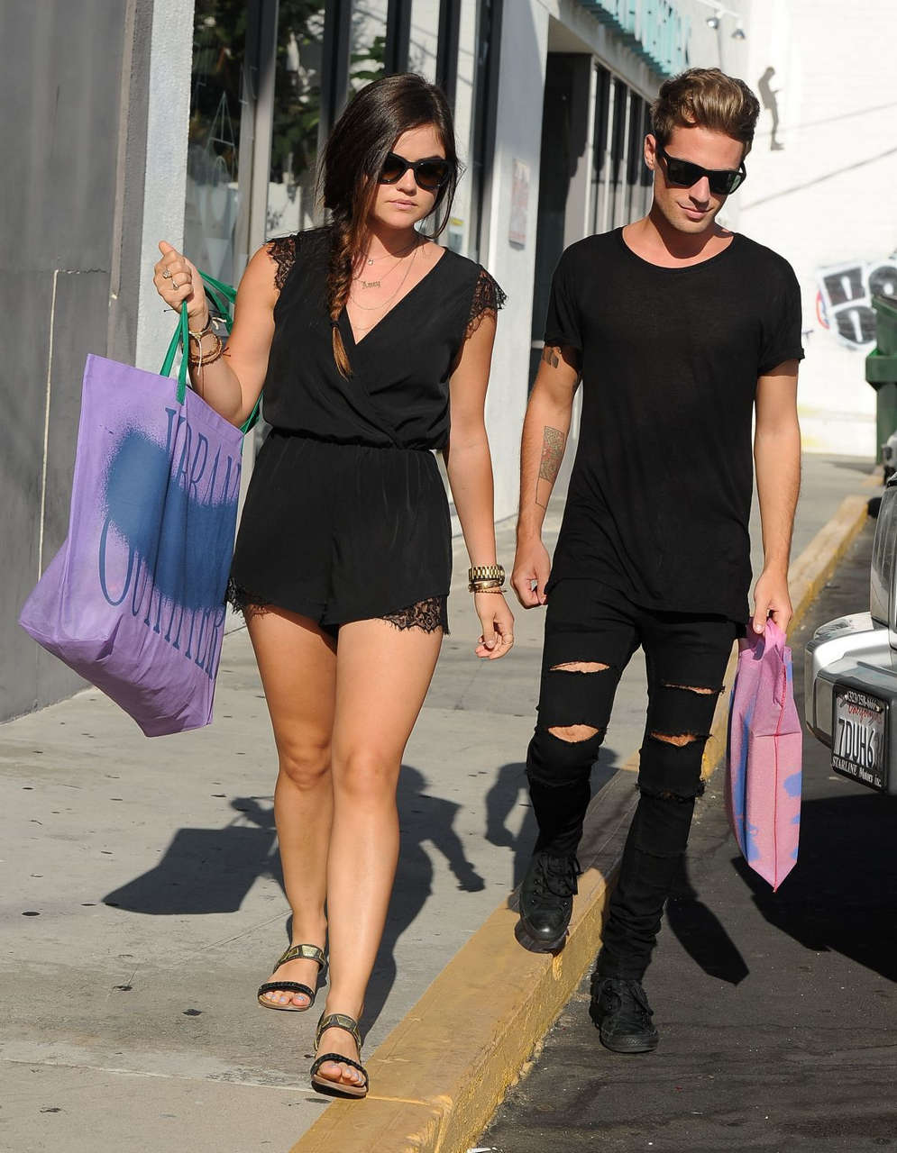 Lucy Hale Out Shopping Beverly Hills