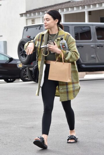 Lucy Hale Out Shopping Los Angeles