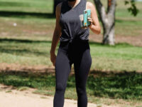 Lucy Hale Out Valley Village Park Studio City