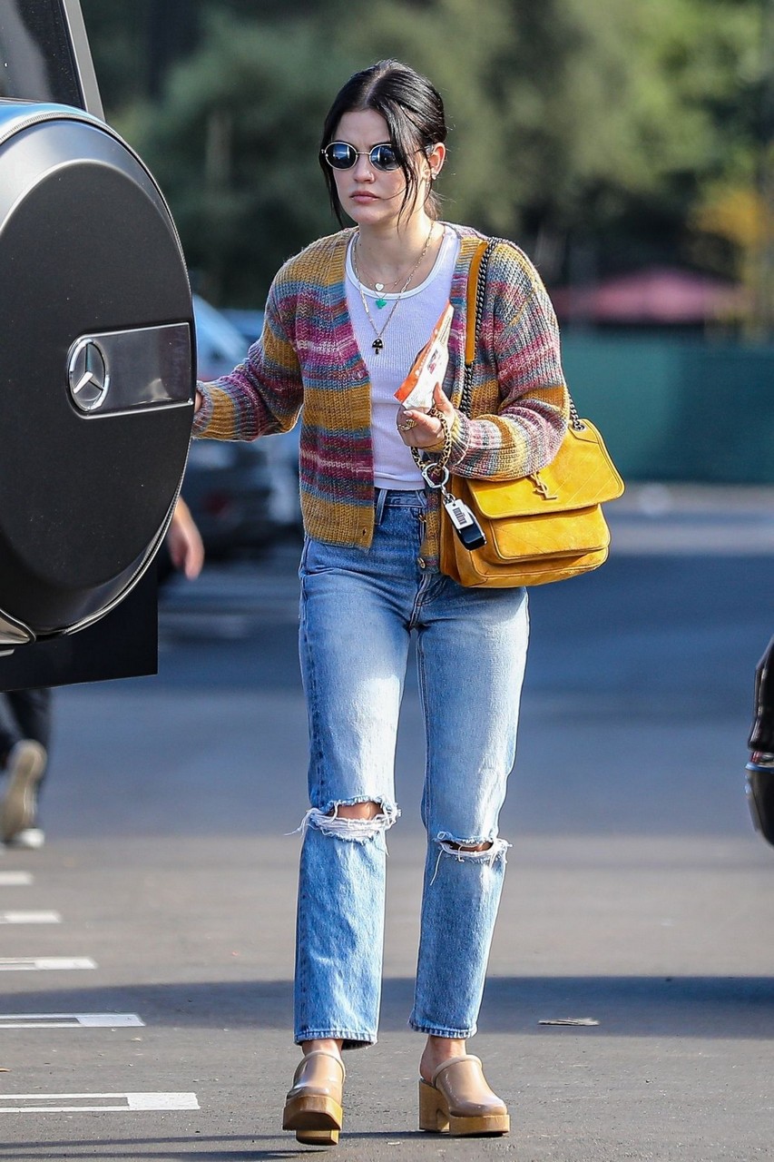 Lucy Hale Shopping Erewhon Market Los Angeles