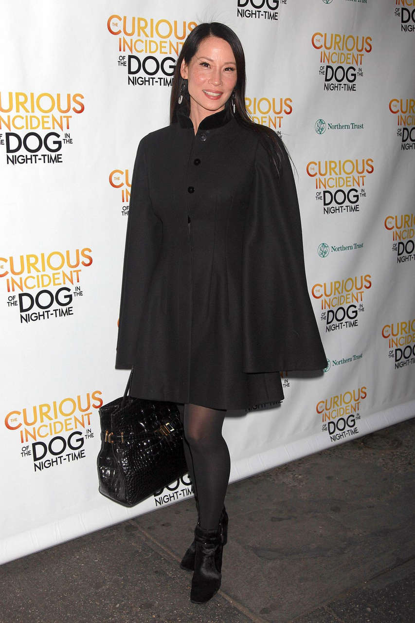 Lucy Liu Curious Incident Dog Night Time Opening Night