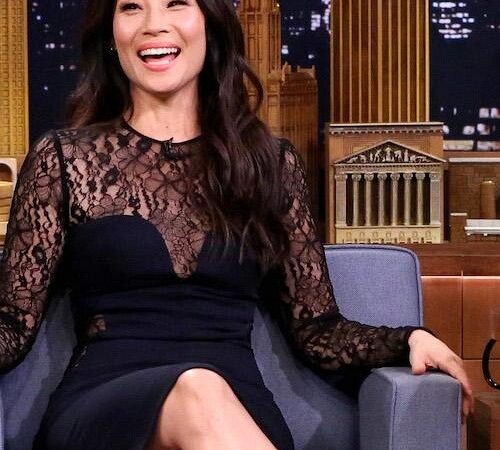 Lucy Liu Visits The Tonight Show Starring Jimmy (1 photo)