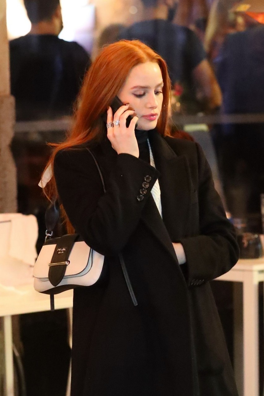 Lucya Hale Madelaine Petsch Out For Dinner Abc Kitchen New York