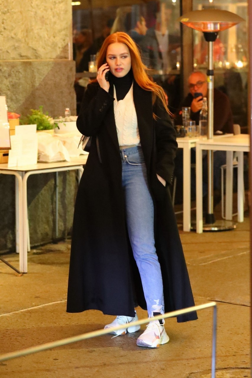 Lucya Hale Madelaine Petsch Out For Dinner Abc Kitchen New York