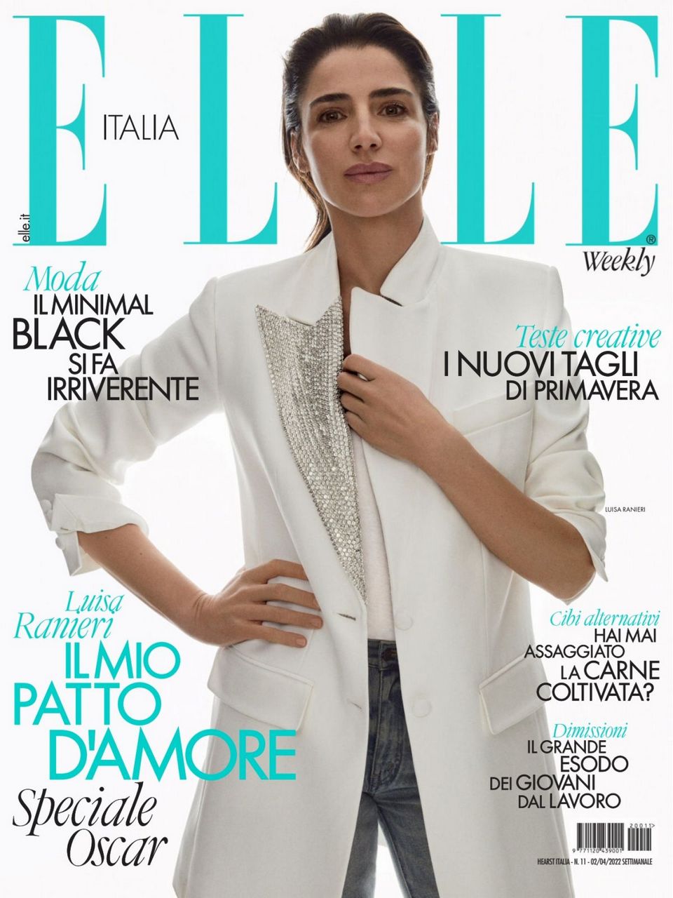 Luisa Ranieri For Elle Magazine Italy April