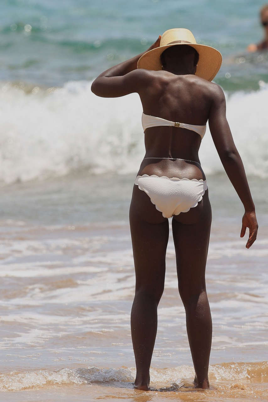 Lupita Nyong O Bikini Beach I Haeaii